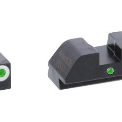 AmeriGlo I-Dot, Sight, Fits Glock 42 and 43, Green Tritium White Outline Fron...