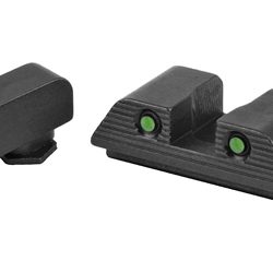 AmeriGlo Trooper, Sight, Fits Gen 5 GLOCK 9MM/.40, Green Tritium with Orange ...