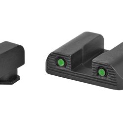 AmeriGlo Trooper, Sight, Fits Glock 42 and 43, Green Tritium with Orange Outl...