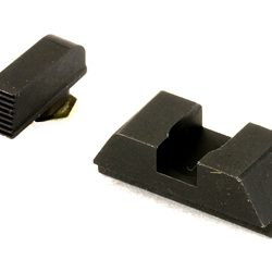 AmeriGlo Defoor, Sight, Fits Glock 42 and 43, Black Serrated Front, Black Rea...