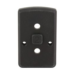 Arisaka Defense Optic Plate, Anodized Finish, Black, Fits Arisaka Offset Opti...