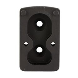 Arisaka Defense Optic Plate, Tall Height, Anodized Finish, Black, Fits Arisak...