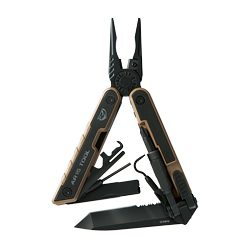 Real Avid AR15 Tool, Multi-Tool, Black/Tan Finish, Stainless Steel, Incl...
