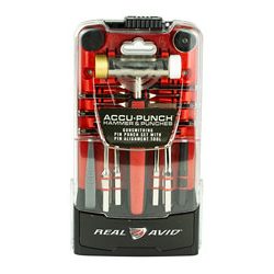 Real Avid Punch Set, Accu-Punch Hammer & Punch Set, Includes Brass/ Nylo...