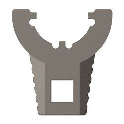 Real Avid Master-Fit Wrench, Wrench, Stainless Steel, Thin Castle Nut