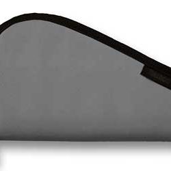 Bulldog Cases Pistol Rug, Fits Small Gun, Metal Gray , without Handle