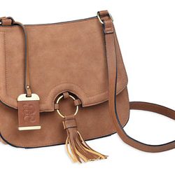 Bulldog Cases Cross Body Purse Holster, Fist Most Small Autos, Camel Brown, L...