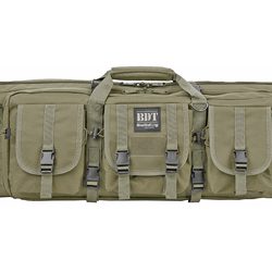 Bulldog Cases Deluxe Tactical Rifle Case, Fits Single Rifle, Three Front Acc....