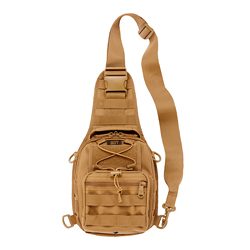 Bulldog Cases "Go" Sling Bag, X-Small, Tan, Nylon