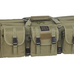 Bulldog Cases Tactical Double Rifle Case, Green, 37"