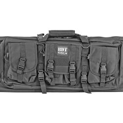 Bulldog Cases Tactical, Double Rifle Case, Black, Nylon, 43"