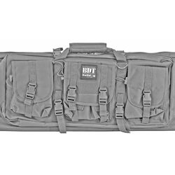 Bulldog Cases Tactical Double Rifle Case, Seal Gray, 43"