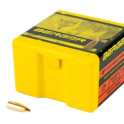 Berger Bullets FB Varmint, .204 Diameter, 20 Caliber, 35 Grain, Flat Base Hol...