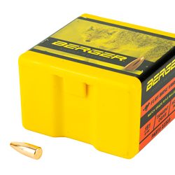 Berger Bullets FB Varmint, .224 Diameter, 22 Caliber, 40 Grain, Flat Base Hol...
