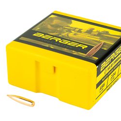 Berger Bullets VLD Target, .224 Diameter, 22 Caliber, 80 Grain, Boat Tail Hol...