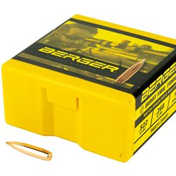 Berger Bullets BT Target, 243 Diameter, 6MM/243 Winchester, 108 Grain, Boat T...