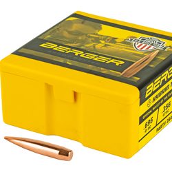 Berger Bullets F-Open Hybrid Target, .284 Diameter, 7MM, 184 Grain, Hollow Po...