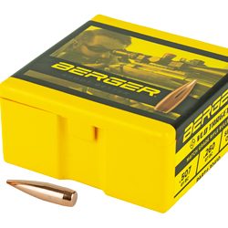 Berger Bullets VLD Target, .308 Diameter, 30 Caliber, 168 Grain, Hollow Point...