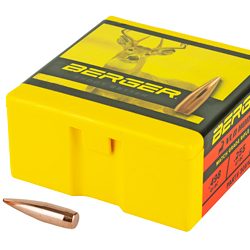 Berger Bullets VLD Hunting, .308 Diameter, 30 Caliber, 168 Grain, Hollow Poin...