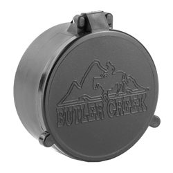 Butler Creek Flip-Open Scope Cover, Fits 2.22" Objective, Size 39, Black