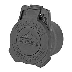 Butler Creek Element Scope Cover, 40mm, Black, Objective