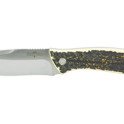 Camillus Western Crosstrail, Fixed Blade Knife, Plain Edge, Faux Stag Ha...