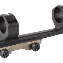Christensen Arms 1 Piece Cantilever Mount, Black, Anodized, Fits 1" Tubes, 0 MOA