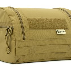 Cole-TAC Brain Bucket Bag, 16 Liter Capacity, 1000 Denier Nylon, Coyote Brown