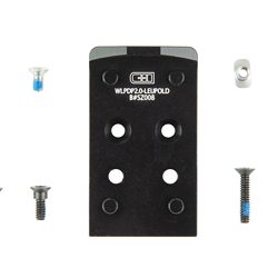 C&H Precision Optic Mounting Plate, Fits Walther PDP 2.0 to Leupold Delta Poi...