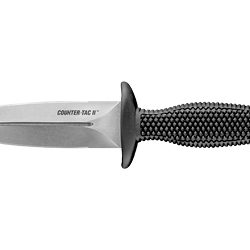 Cold Steel Counter Tac II, Fixed Blade Knife, AUS-8A Steel, Plain Edge, ...