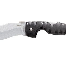 Cold Steel Spartan, Folding Knife, AUS 10A, Plain, Drop Point, Dual Thum...