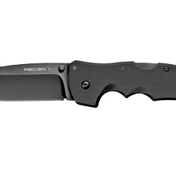 Cold Steel Recon 1, Folding Knife, S35VN with DLC Coating, Plain Edge, S...