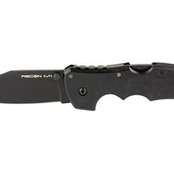 Cold Steel Recon 1 Magnacut, 4" Folding Knife, Plain Edge Clip Point, Bl...