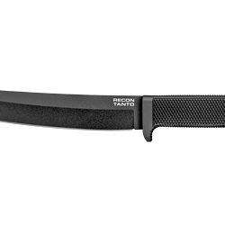Cold Steel Recon Tanto, Fixed Blade Knife, 7" Blade, SK-5 with Black Tuf...