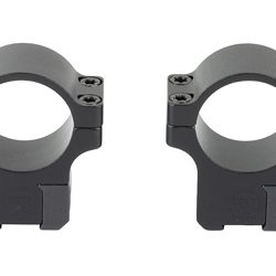 CZ Aluminum Rings, 1", Fits CZ 457/455 with 11MM Dovetail, Matte Finish, Black