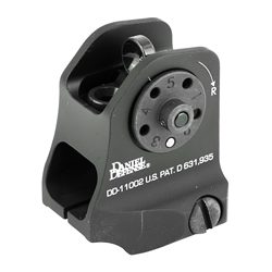 Daniel Defense Sight, A.15 Fixed Rear Sight, Fits Picatinny, Black Finish