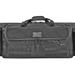Evolution Outdoor Tactical 1680 Series, Tactical Double Rifle Case, Black Col...