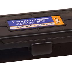 Frankford Arsenal Hinge-Top Ammo Box, 501, 50 Rounds, Fits 32ACP, 380 Auto an...