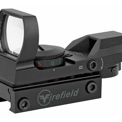 Firefield Multi Red & Green Reflex Sight, Black, Red/Green- 4 Reticle Options