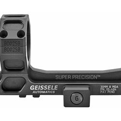 Geissele Automatics Super Precision, Mount, 30mm, Black Color, Anodized Finish
