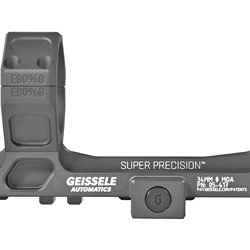 Geissele Automatics Super Precision, Mount, 34mm, Black Color, Anodized Finish