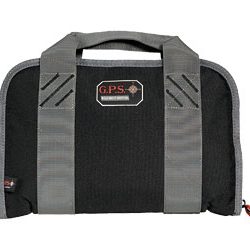 GPS Pistol Case, Black, Soft, Up To 2 Compact Pistols