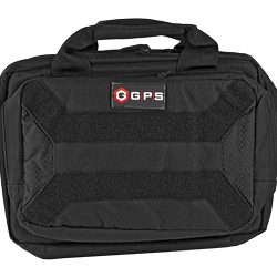 GPS Pistol Case, Black, 15", 600 Denier Polyester