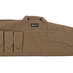 GPS Tactical Single Rifle Case, Flat Dark Earth, 42", 600 Denier Polyester