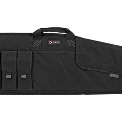 GPS Tactical Single Rifle Case, Black, 42", 600 Denier Polyester