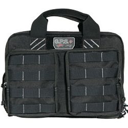 GPS Tactical, Range Bag, Black, Soft, Up To 6 Pistols, 2 Removable Pouches