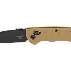 Hogue Deka, Folding Knife, CPM MagnaCut, Cerakote Finish, Black, Plain M...