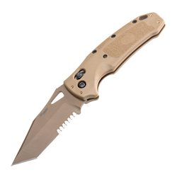 Hogue K320 M17, Folding Knife, Tanto Point, 3.5", PVD Coyote Tan Finish