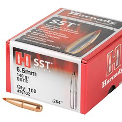 Hornady SST, .264 Diameter, 6.5MM, 140 Grain, Ballistic Tip, 100 Count