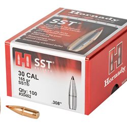 Hornady SST, .308 Diameter, 30 Caliber, 165 Grain, Ballistic Tip, 100 Count